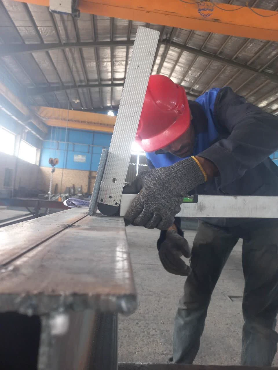 کنترل ابعادی قطعات سازه